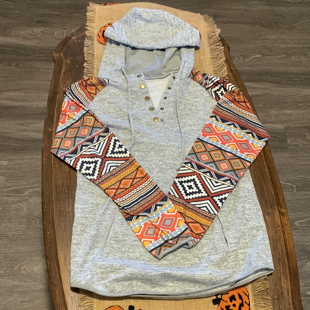 Aztec pullover sweatshirt
